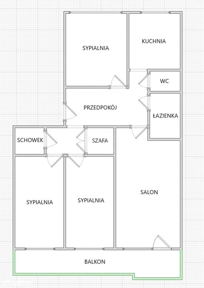 ul. Legnicka - Rozkładowe mieszkanie dla Rodziny-13