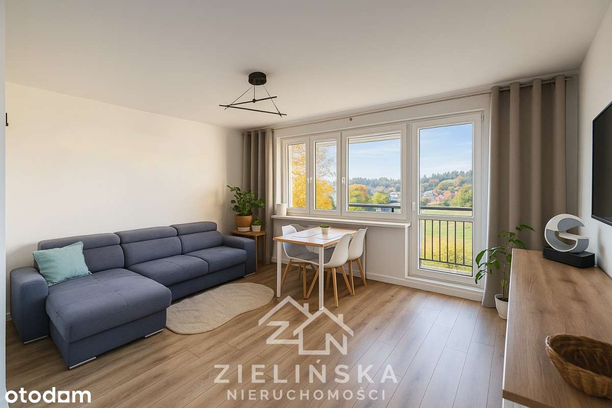 Przytulne 3 pokoje na I piętrze z widokiem na las-1