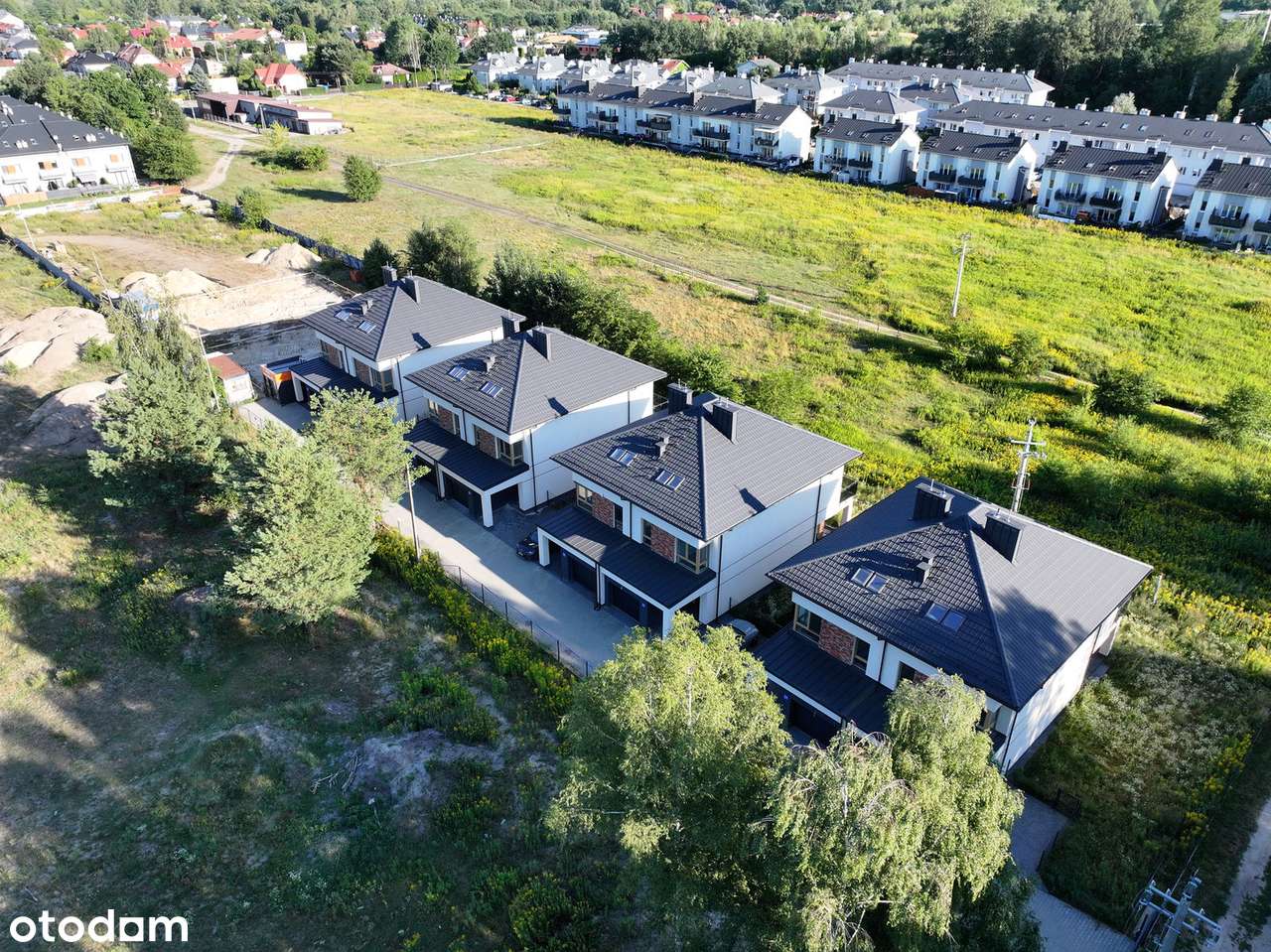 Bliźniak 140m2/z poddaszem 212m2 , ogród 110m2 Przy lesie OSTATNI-14