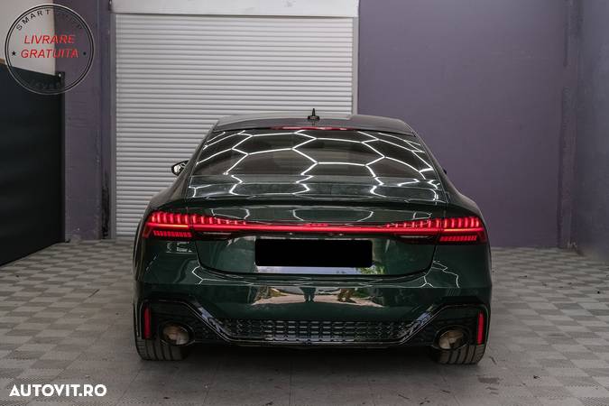Bara Spate cu Difuzor si ornamente evacuare Audi A7 4K8 Sportback (2018-up) RS Des- livrare gratuita - 15