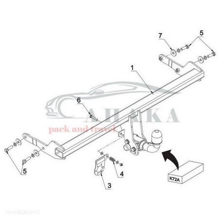 Hak Holowniczy Automat Do Vw Volkswagen Polo Hatchback Od 2017 - 2