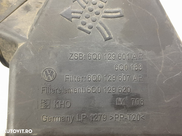 Carcasa filtru aer 6q0129601ar 1.4 tdi BMS Skoda Roomster 1 5J - 5