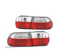 FAROLINS TRASEIROS LED PARA HONDA CIVIC 91-95 2D 4D VERMELHO BRANCO - 2