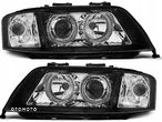 Reflektory Lampy kpl Soczewka Clear Black Czarne Audi a6 C5 4b 1997-2001 - 1