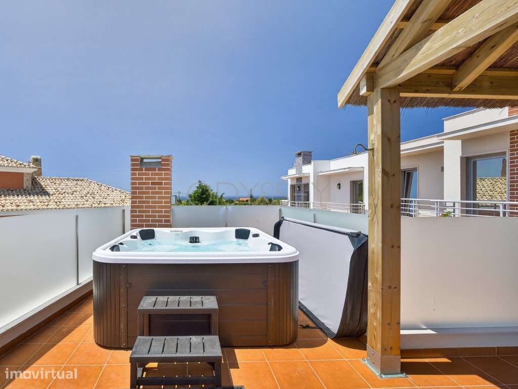 Villa entre litoral e campo com vista mar perto da Ericeira-41