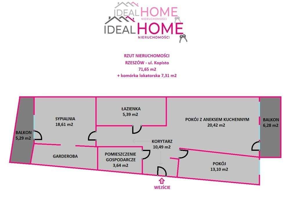 Apartament w centrum - Rzeszów, ul. Kopisto - Pełny obrazek: 4/13