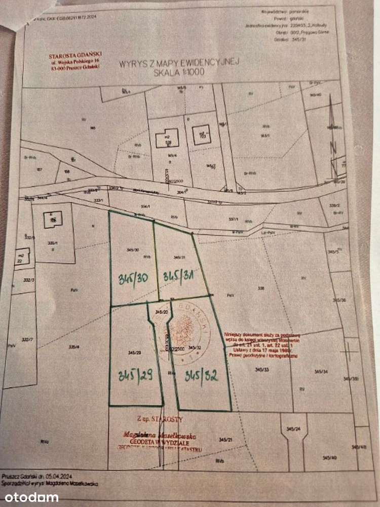 Atrakcyjne Działki Budowlane - Kolbudy/Ostróżki - Pełny obrazek: 5/5