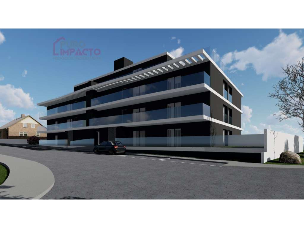 NOVO T2 R/C com varanda e vista mar em Espinho-14