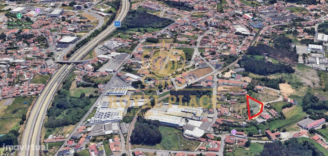 Terreno Construível 2.520m2 Paços de Brandão - Grande imagem: 2/24