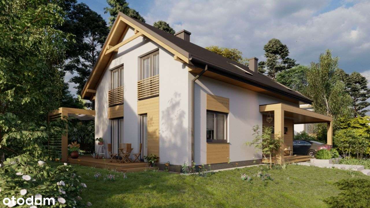 Luksusowy dom - "B" - działka 9 ar - wolnostojący - stan deweloperski-9