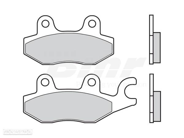 07ho4008 - pastilhas de travão orgânicas brembo 07ho4008 - 1