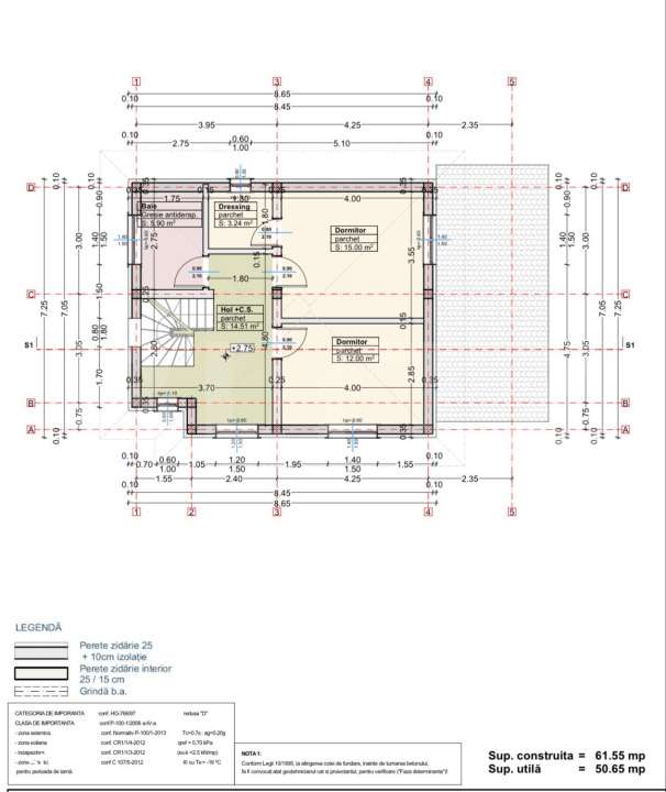 Casa etaj, 120 mp utili, 320 mp teren, zona Burdujeni - Imagine principală: 5/6