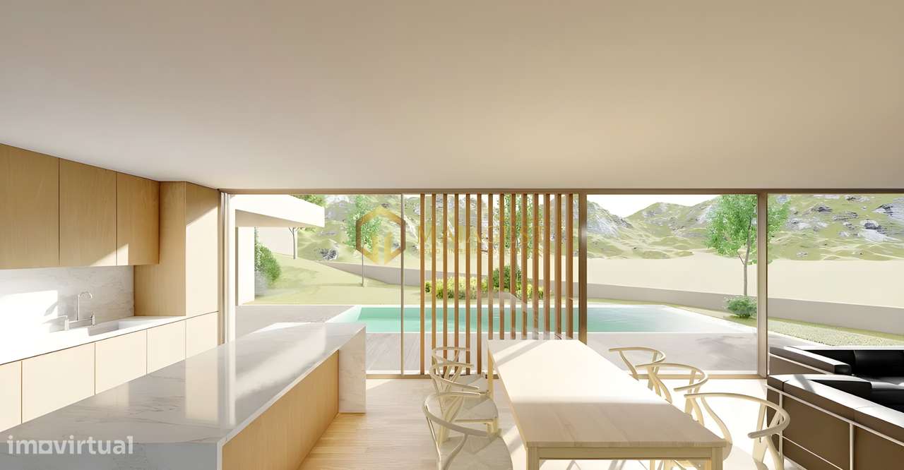 Moradia T3 Moderna com Piscina e Vistas Desafogadas em Gatão - Grande imagem: 5/13