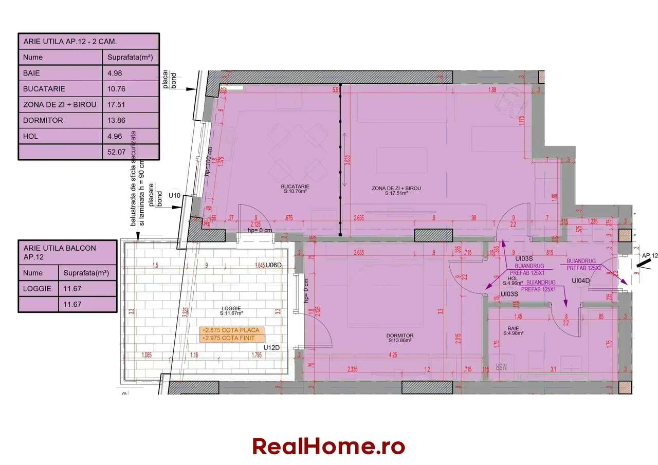 2 Camere| Panouri Fotovoltaice | Termosistem 15cm | STB10min - Imagine principală: 3/12