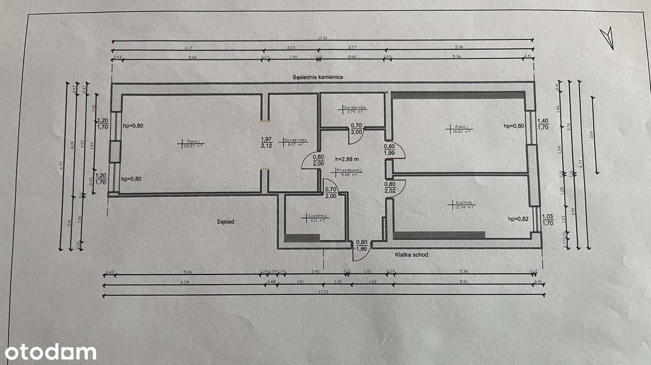 Śródmieście,rozkład,dwustronne,2pok+k/3pok,garderoba,wys3m,COmiejskie!-13