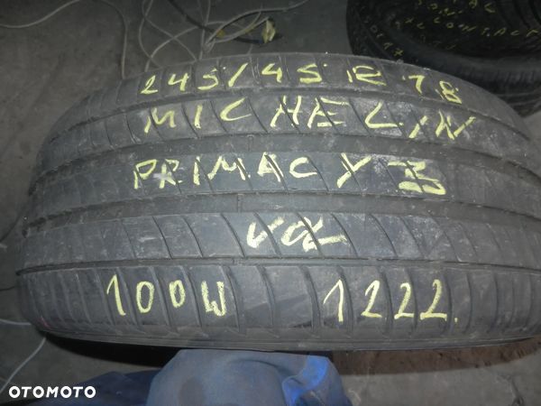 opona pojedyńcza 245/45r18 michelin primacy 3 6,5mm lato VOL - 1