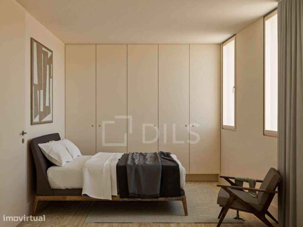 Apartamento T3, estrear, com varanda e garagem em Campo de Ourique - Grande imagem: 4/47