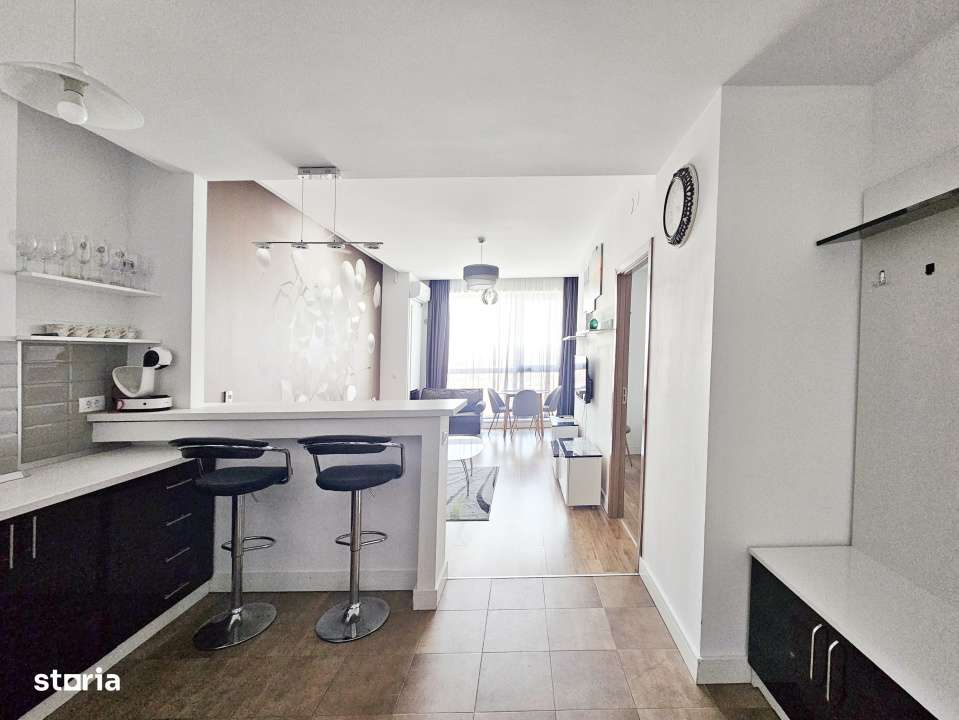 Apartament intr-un complex cu gradina privata si fantani decorative, l-6