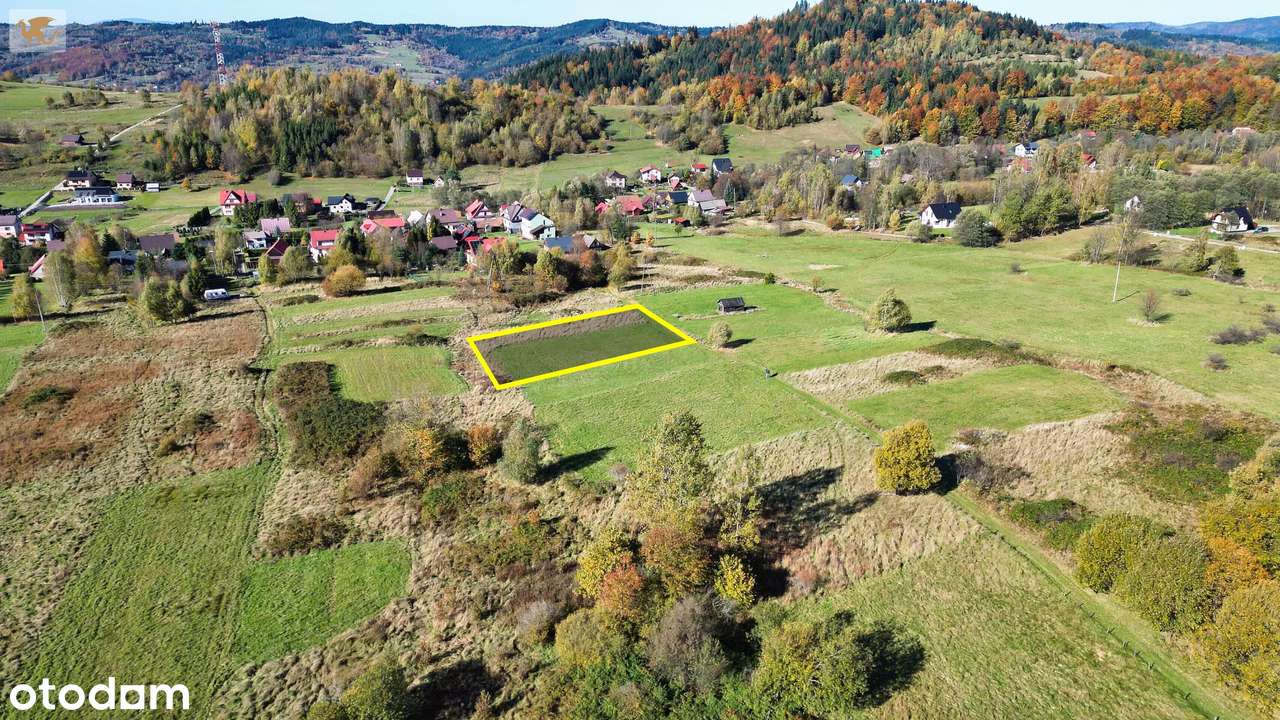 Koszarawa | Działka budowlana 15 arów | MPZP – zabudowa mieszkaniowa - Pełny obrazek: 5/6