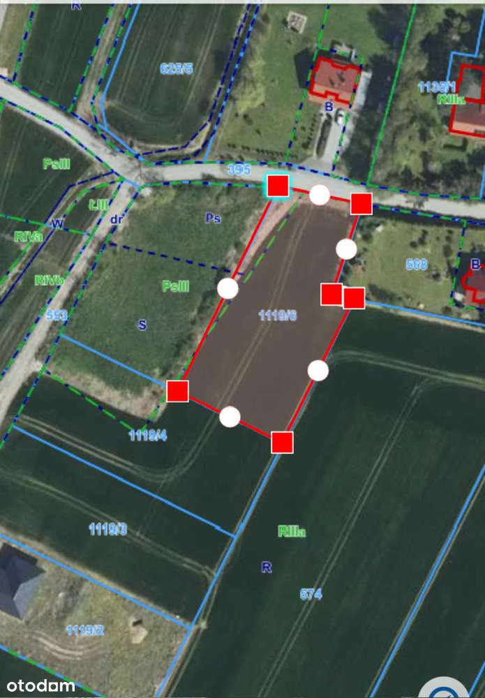 Działka budowlana 1900 m² w malowniczej okolicy - Pełny obrazek: 4/5