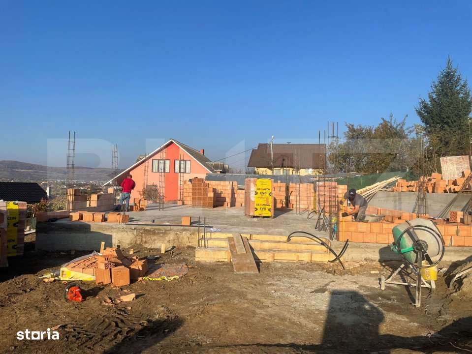 Casa la rosu zona Valea Ghinzii 400mp teren 117mp utili - Imagine principală: 5/9