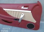 Kanapa Fotel Przedni Pasażera Boczki Tapicerki Skóra Czerwona Alfa Romeo Brera - 12