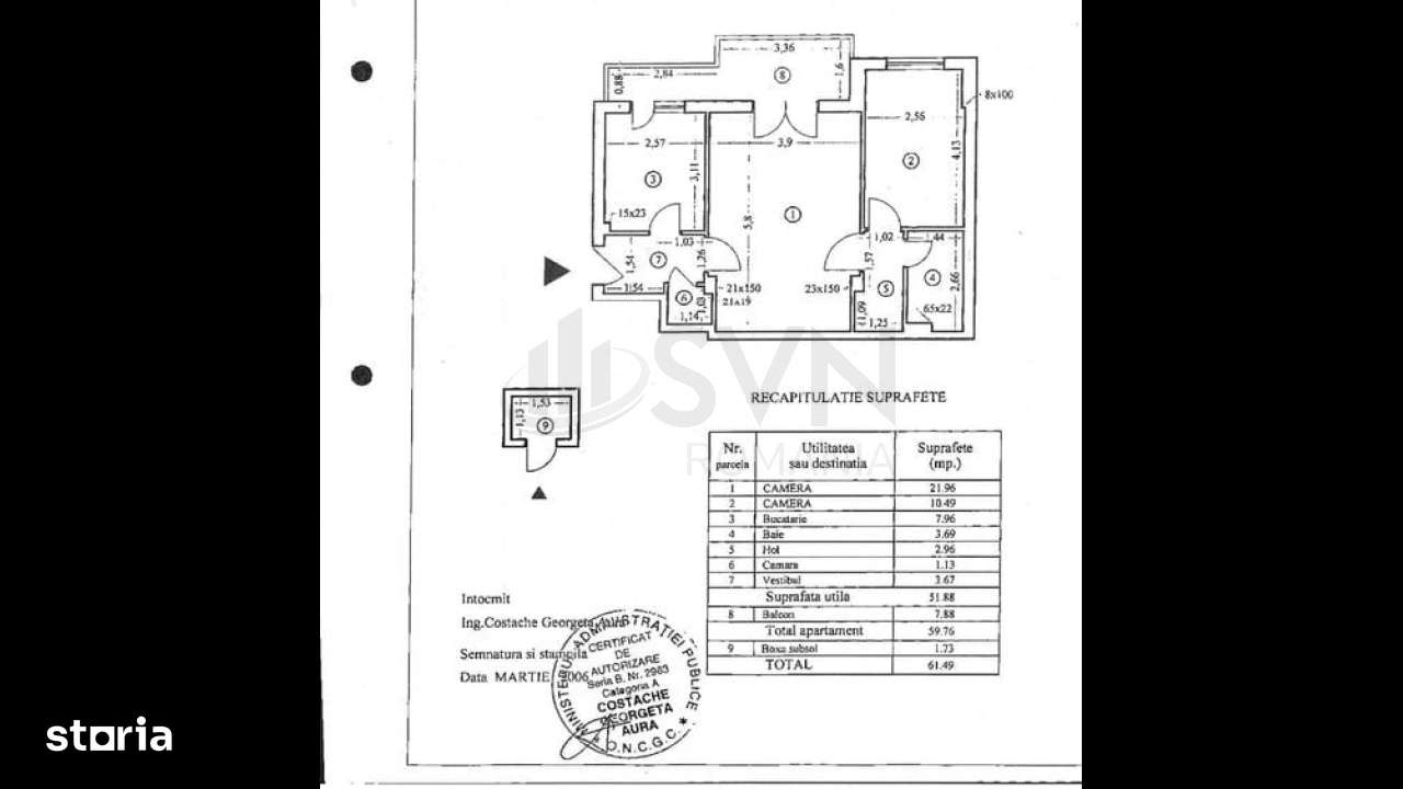 Apartament 2 Camere I De Vanzare I Pta. Amzei I De Renovat - Imagine principală: 3/4