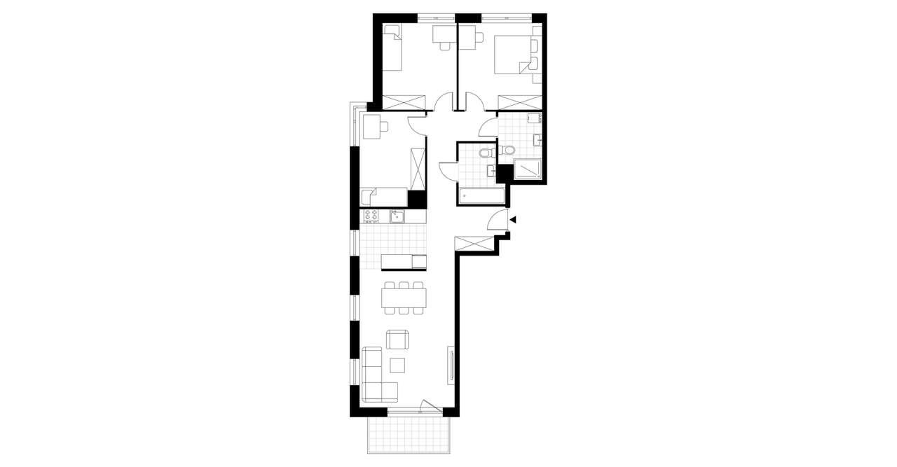 4-pokojowe mieszkanie 88m2 + balkon Bez Prowizji - Pełny obrazek: 3/8