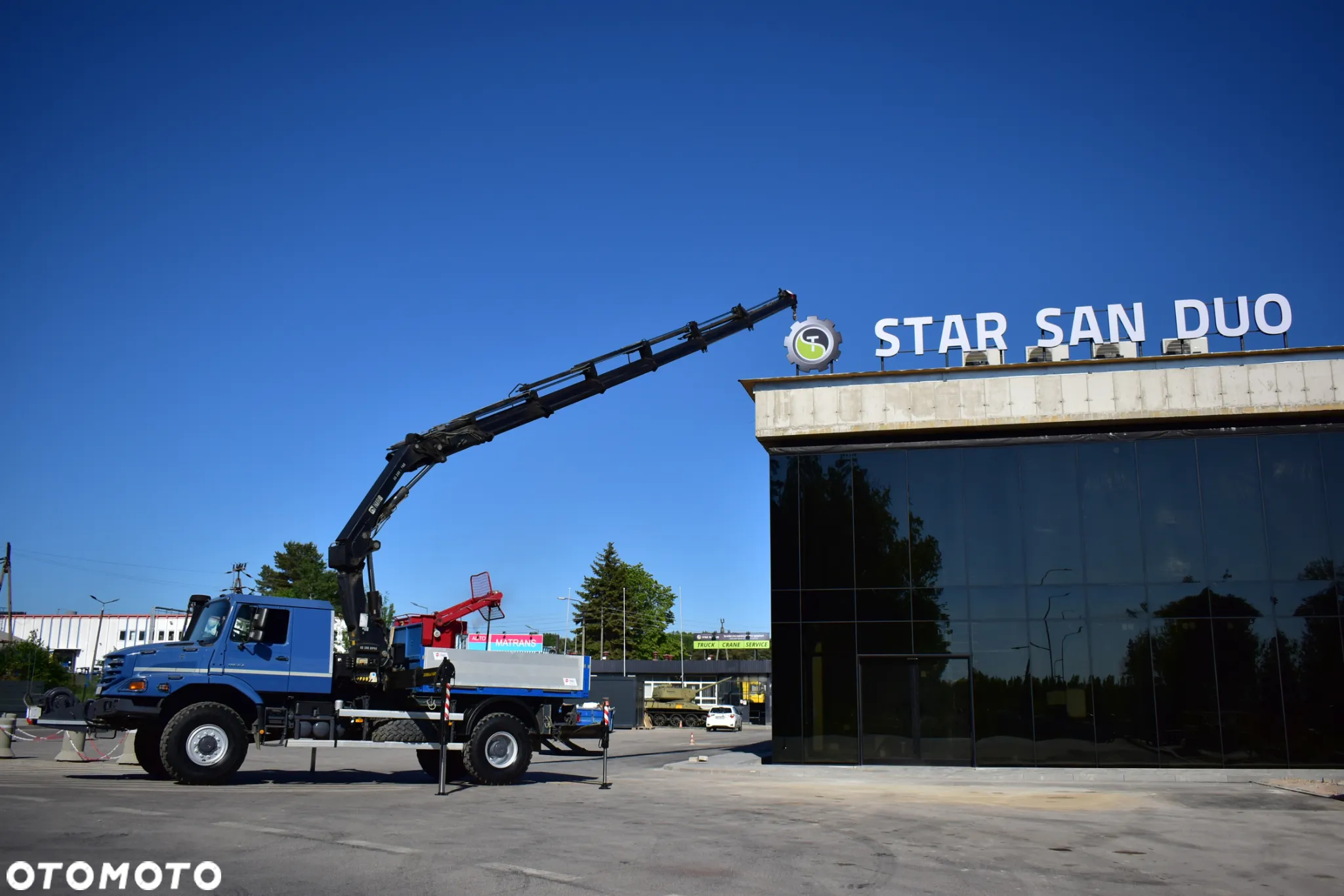 Mercedes-Benz ZETROS 4x4 HIAB 288 KOSZ HDS Żuraw Crane Kran Basket - 2