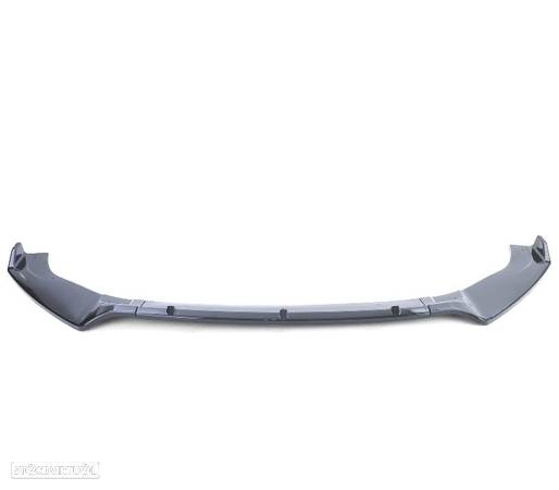 SPOILER LIP FRONTAL PARA VOLKSWAGEN VW GOLF 7 13-20 PRETO BRILHANTE - 3