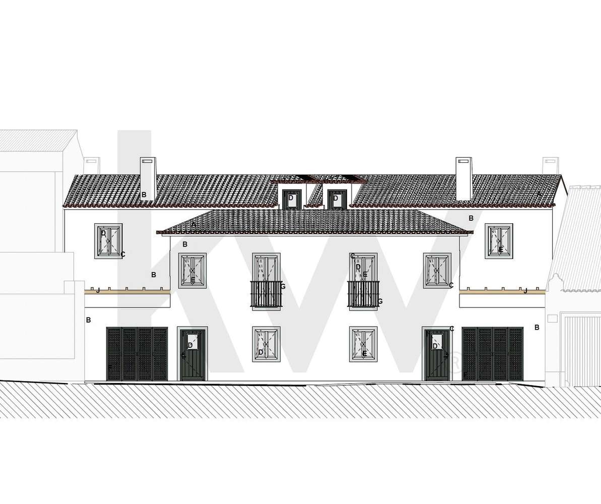 Terreno com projeto aprovado para duas moradias geminadas no centro hi - Grande imagem: 5/11