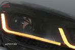 Faruri LED VW Golf 6 VI (2008-2013) Facelift G7.5 Design Negru Semnalizare Secvent- livrare gratuita - 11