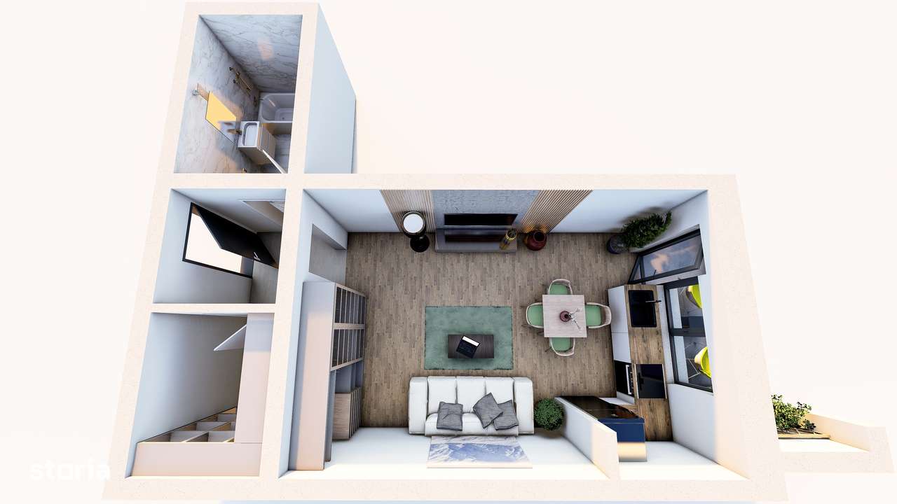 Garsonieră ideală pentru investiție/locuința, 37mp, etaj 1, 59 900 €-8