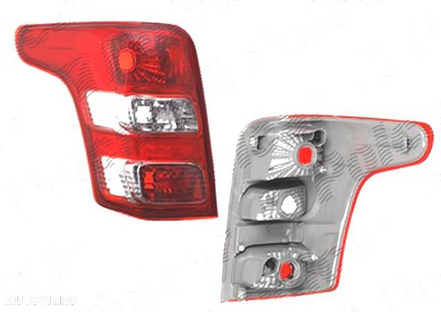 Lampa spate, stop Mitsubishi L200, 11.2015-; Fiat Fullback, 01.2016-, spate, stanga/dreapta, cu lampa ceata; P21/5W+P21W+PY21W; fara suport bec; - 1