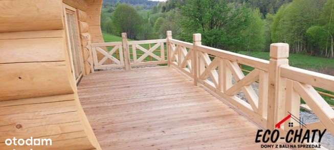 Nowy Dom z drewna widokowa działka Kraków Skawina-3