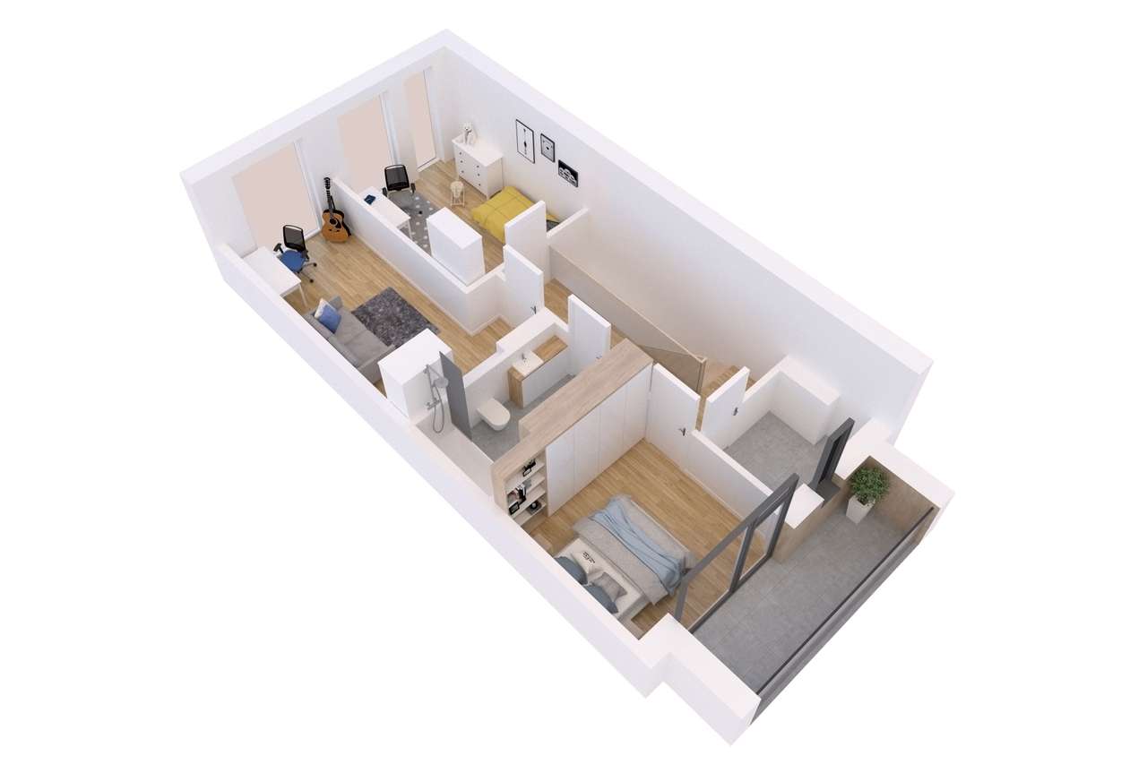 Nowy segment Wawer/Borków, ul. Skalnicowa, 145m2, ogródek!!!-3