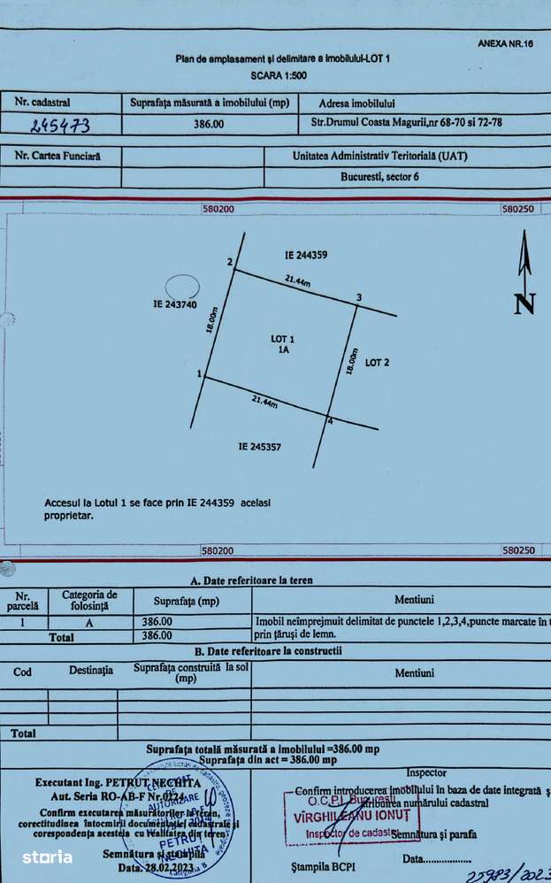 Teren Giulesti/Strada Marian Calciu /deschidere dubla - Imagine principală: 5/7