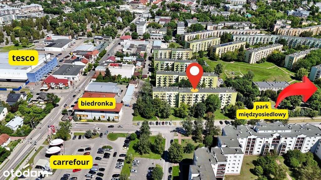 M3 przy Carrefourze w Chełmie- parter z balkonem - Pełny obrazek: 5/6