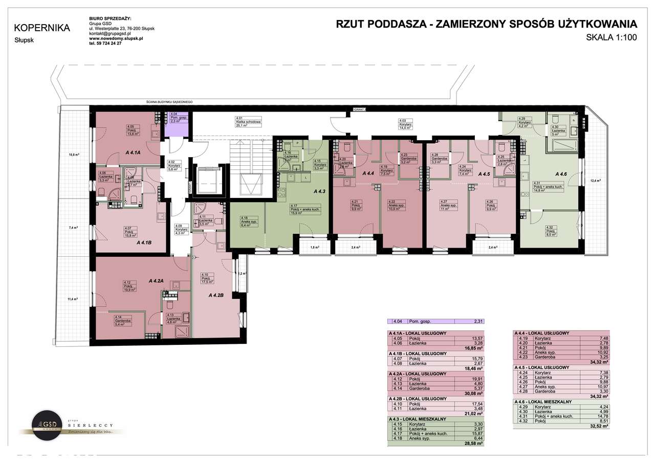 Apartament usługowy z funkcją noclegową - Pełny obrazek: 5/11