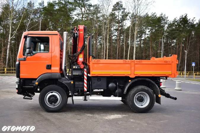 MAN TGM 18.280 4x4 Palfinger PK 7501 HDS Żuraw Wywrotka Crane Kiper - 7