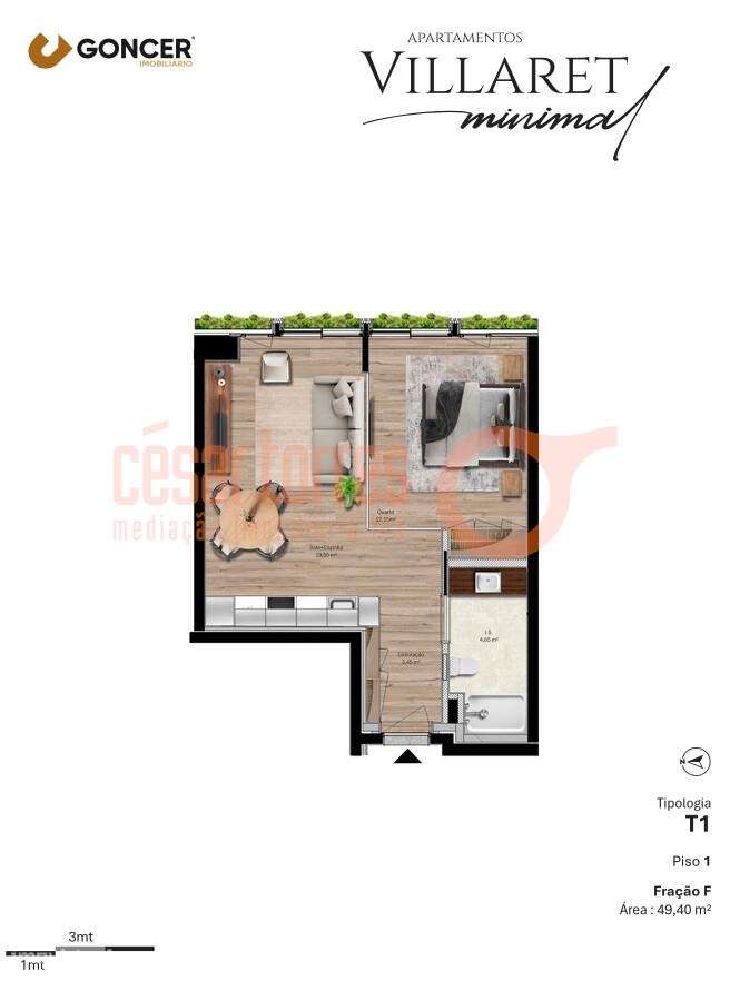 VILLARET MINIMAL APARTAMENTS - APARTAMENTO T1-19