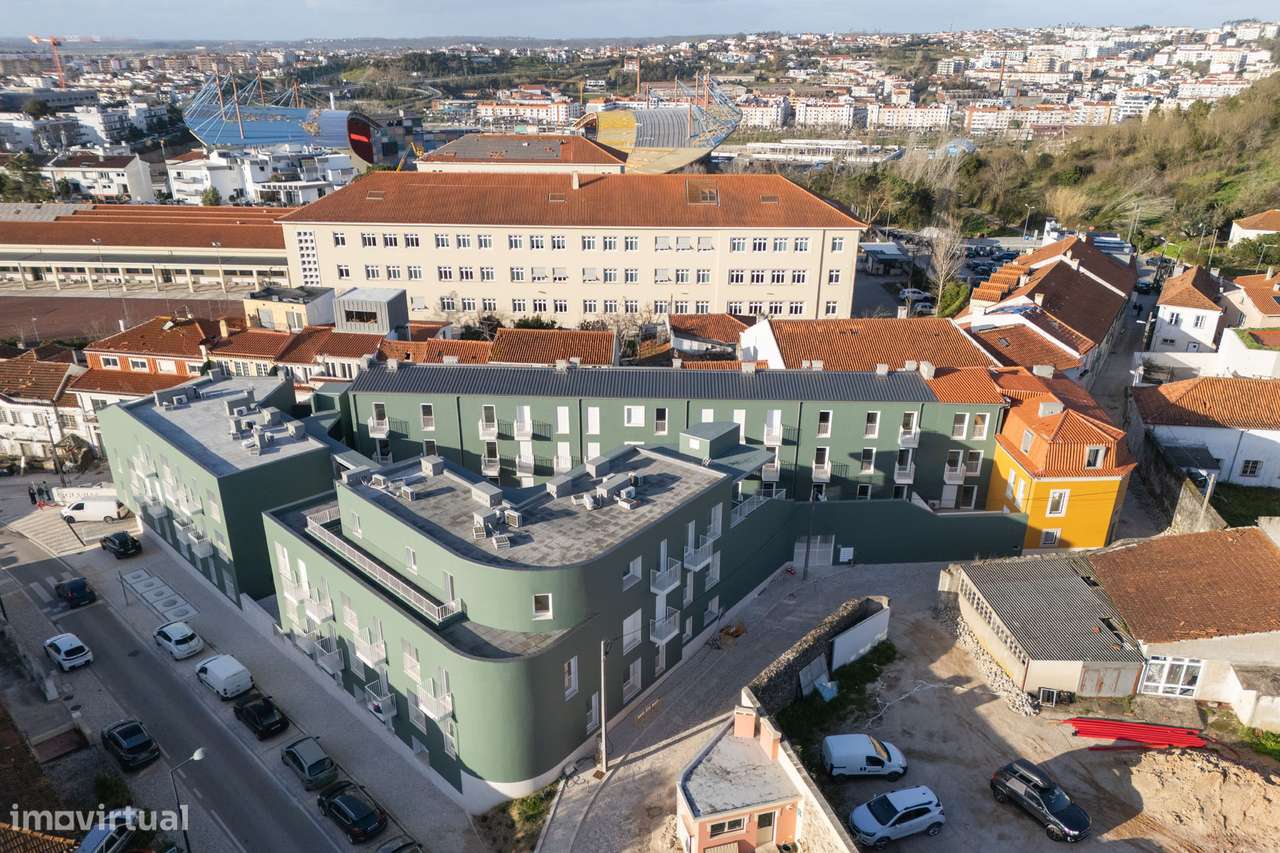 Apartamento T1 | Novo | Condomínio Olarias, Centro de Leiria-12