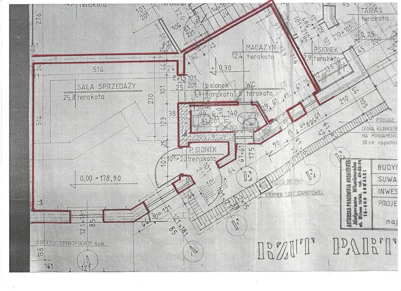 Lolal do wynajęcia Suwałki klimatyzacja parter parking - Pełny obrazek: 5/5