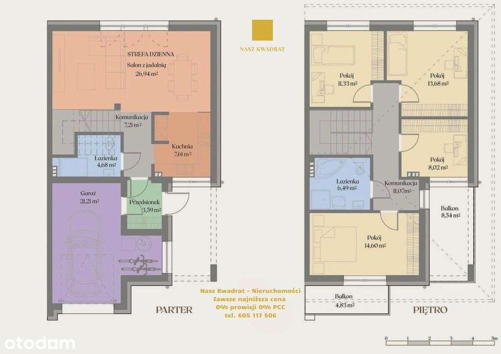 Energooszczędny dom z garażem. Top lokalizacja. 0%-10