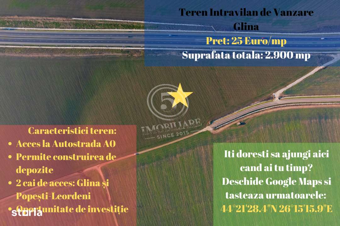 Teren 2.900 mp pentru Hale – Investitie Ideala langa Autostrada A0-0