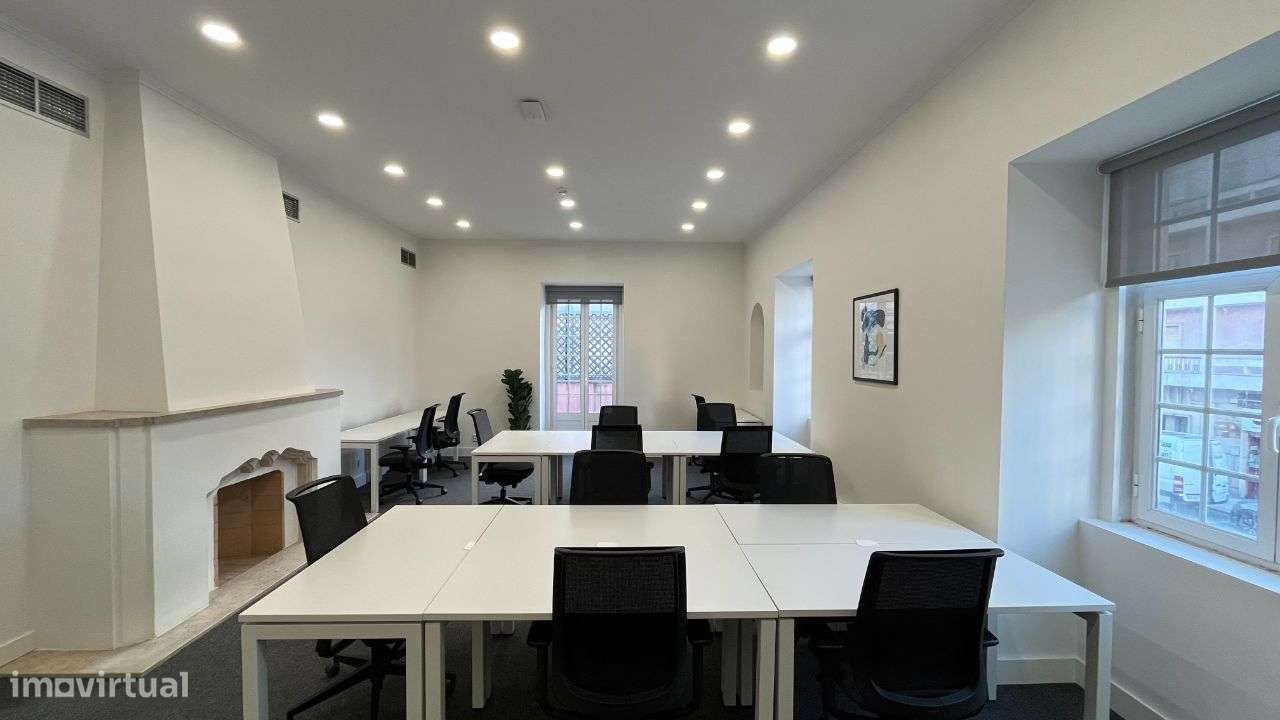Escritório com espaço para 10 pessoas em Lisbon, Amoreiras Palace - Grande imagem: 3/10