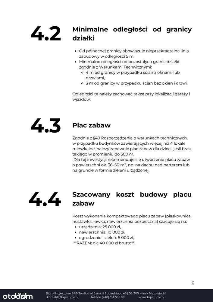 Wielorodzinna z opracowaną chłonnością działki-7