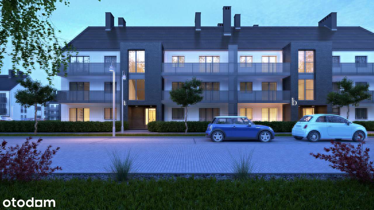 55,28m² +STRYCH 37,15m² +BALKON 14,54 m²+M.PARKING.-pod Wrocławiem+las - Pełny obrazek: 2/10