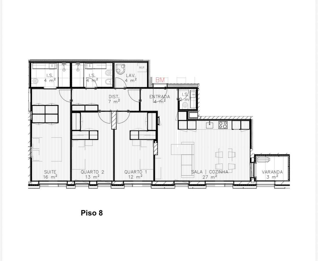 Apartamento T3 no empreedimento Eleven, Mafamude, Vila Nova de Gaia-51