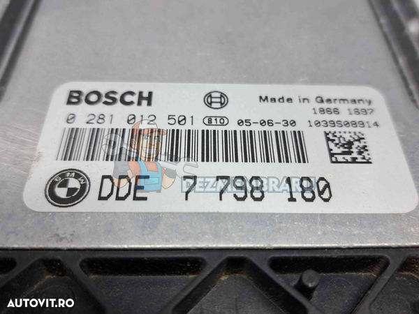 Calculator motor ECU Bmw 3 (E90) [Fabr 2005-2011] 7798180 0281012501 - 2